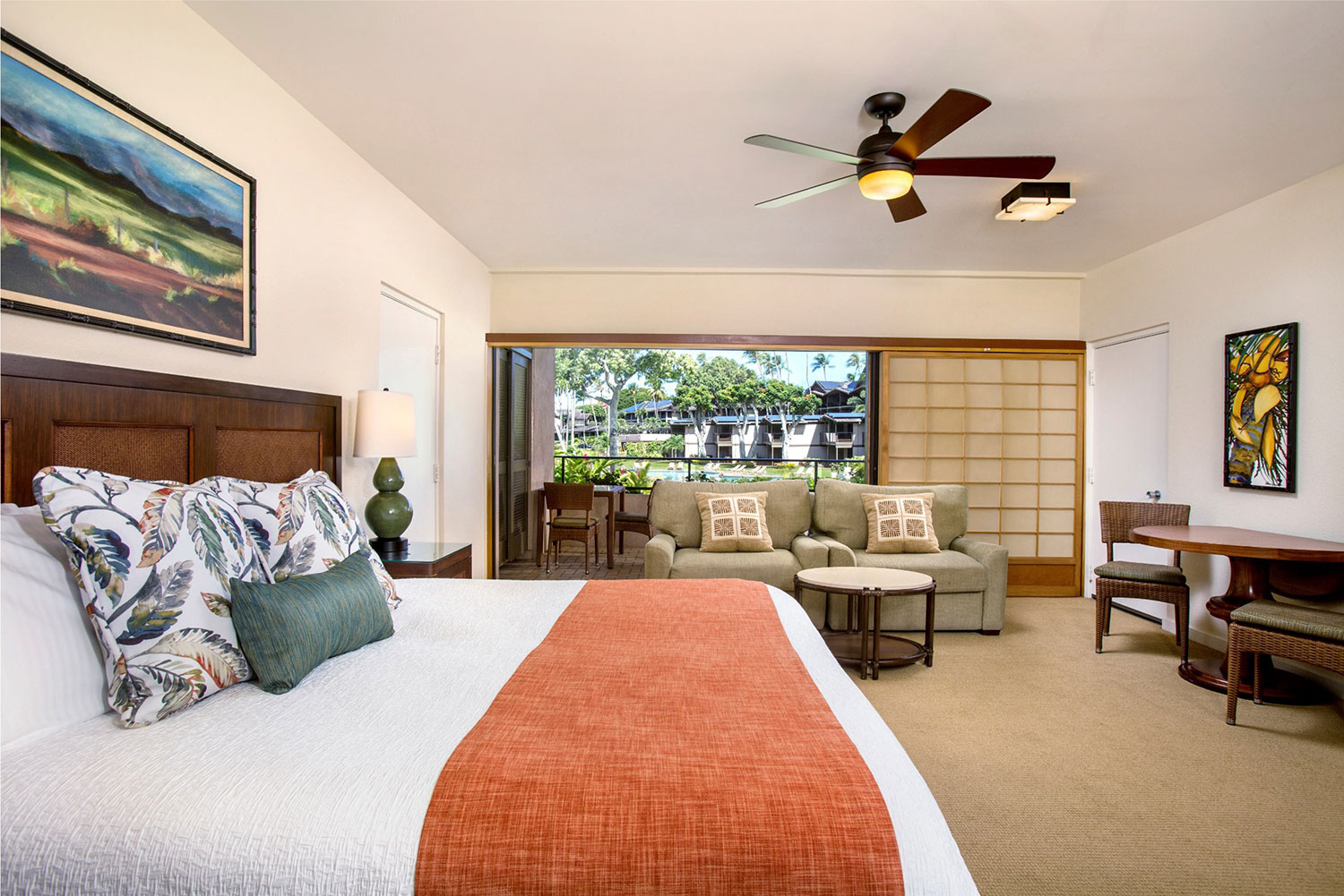 Garden View guest room at Keaka IV Building