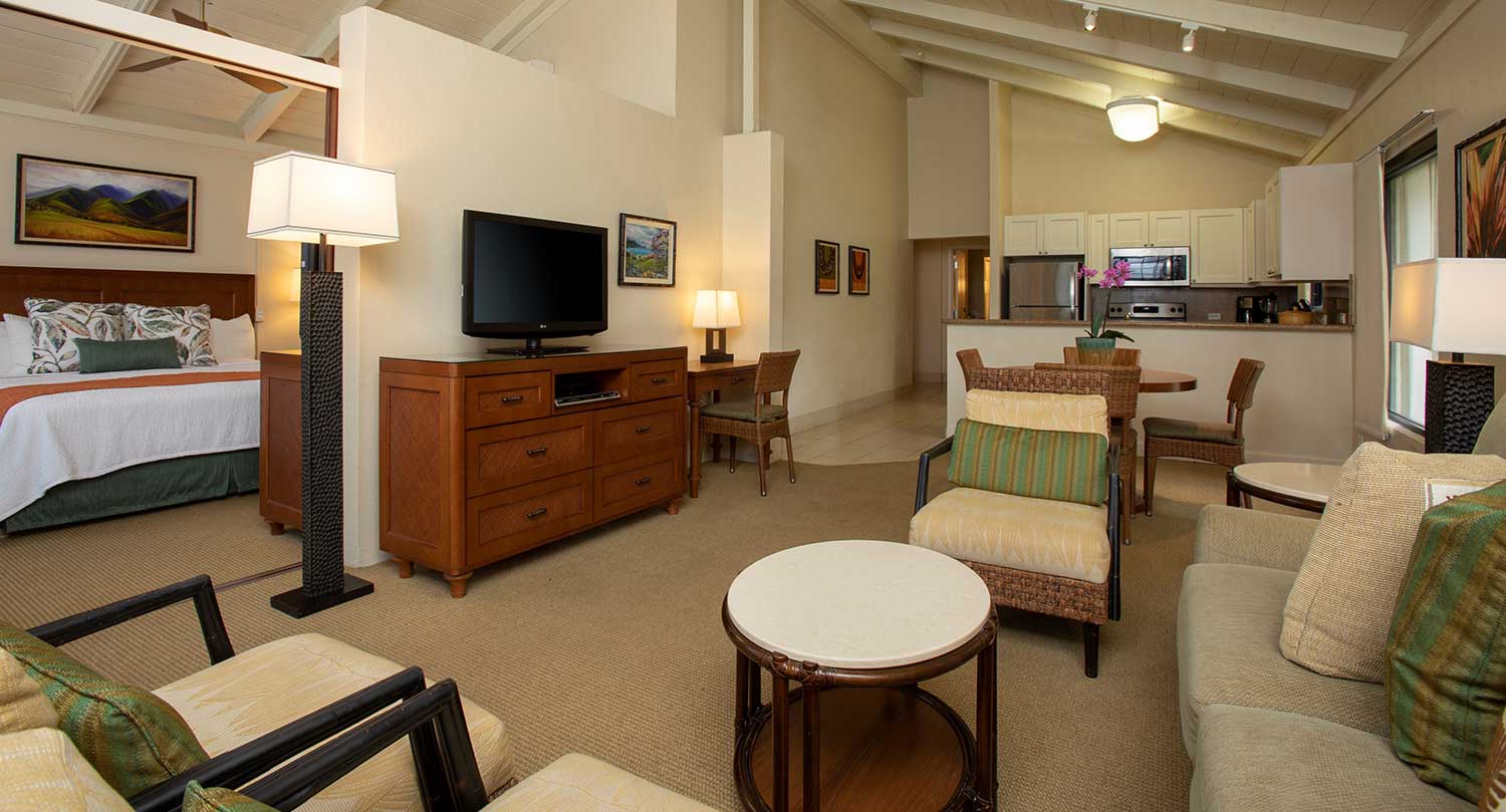 View of beach and ocean from ground-level oceanfront suite