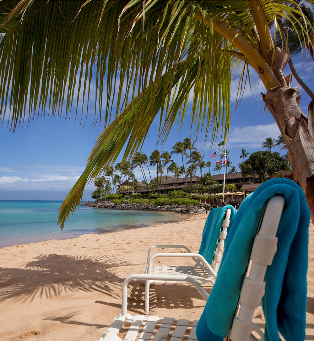 Family enjoying the water at Napili Bay